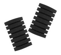 SECFOU Aquarium Sponge Filter Replacement 2pcs Black Sponge Protect Filter and Trap Particles Suitable for Fish Tank Pre-Filter in Marine and Freshwater Tanks