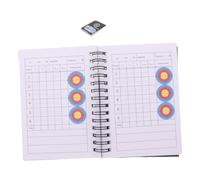 SECFOU Archery Scorebook for Archers with Accurate Score Tracking and Detailed Analysis Support, Portable Paper Tournament Recording Book for Practice and Sports Games