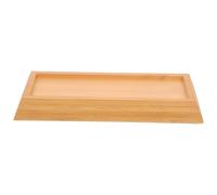 SECFOU Bamboo Wooden Sharpening Stone Holder Rectangular Whetstone Base for Knife Sharpening Home Whetstone Holder Non-Slip Sharpening Accessory 8.27 X 3.54 X 0.98 in