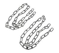 SECFOU Barrier Details, Lightweight Carry PE Material, Convenient to 2pcs Halloween Plastic Chain Prop Lifelike and Store or Accessories Haunted House Scene Layout Costume