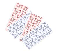SECFOU Battery Polarity Stickers for Easy Identification of and Negative Terminals Pvc in Red and 4 Sheets Self Adhesive Power Stickers for Electrical Devices and Power