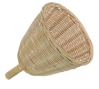 SECFOU Beekeeping Cage Bamboo Weaving Swarming Basket 20x27cm Handcrafted Safe to Use for Bee Catching