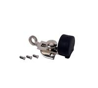SECFOU Black Clarinet Thumb Rest and Finger with Screws, Metal and Plastic Clarinet Parts to Maintain Correct Finger Position and Protect Instrument and Hands