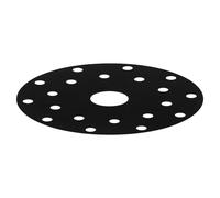 SECFOU Black Heat Conduction Fin with Smooth Edges for Casserole, Stainless Steel and Ceramic Material Design Heat-Conduction Sheet Suitable for Induction Cooker