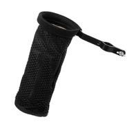 SECFOU Black Oxford Cloth Drumstick Bag with Clamp on Clip, Wear-resistant Portable Drum Stick Case for Musicians, Drum Accessory for Easy Carry and Storage