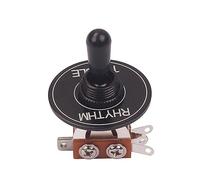 SECFOU Black Switch Gasket for Guitar Tremolo Way Toggle Guitar Parts Pickup Switch Diy Kit