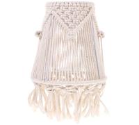 SECFOU Bohemian Small Woven Table Lamp Shade with Cotton Rope Material and Lightweight Design, Easy to Install Lampshade for Home and Restaurant Use, No Burrs, Stylish Desk Lamp Cover