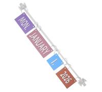 SECFOU Boho Classroom Flip Calendar Set Interactive Date Cards for Preschool Elementary Classrooms Design for Engaging Learning Experience