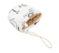 SECFOU Bottle Sleeve Nursing Bottle Sleeve for Babies Heat Preservation Protects Against Glass Breaking Lamb Cashmere Lining Cotton Travel Hanging on A Cart