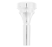 SECFOU Brass to Cornet 4b Size Standard and Silver Mouthpiece Plated Simple Install Performance for Beginner Professional Players Practice and Performance Use