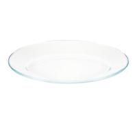 SECFOU Break-Resistant Lightweight Fish-Shaped Glass Serving Platter for Dinner and Christmas, Delicate Design, Large Oval Shape, Microwave and Oven Safe Dining Plate for Home