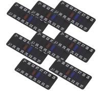 SECFOU Brewing Temperature Stickers 8Pcs Reusable Adhesive Strips for Accurate Fermentation in Mason Jars 18-30°C Home Brew Beer and Wine