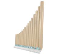 SECFOU C Key Pan Flute for Beginners Tube Panpipes Musical Instrument Lightweight Safe Odorless for Students Music Enthusiasts for Developing Rhythm Cognitive Skills
