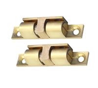 SECFOU Cabinet Ball Catch 2Pcs 70Mm Solid Brass Roller Ball Tension Latch for Cupboard Doors Internal Application