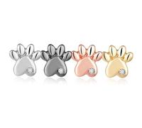 SECFOU Cat Claw Shaped Watchband Nails 4Pcs Decorative Silicone Watch Charms Alloy Watch Accessories for Cat Lovers