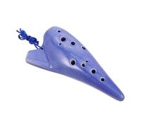 SECFOU Ceramic Alto C Ocarina Flute Beginner Wind Instrument for Musical Education Learn Woodwind Instrument for Student Practice and Performance