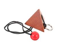 SECFOU Chinese Antique Unlocking Toy Educational Wooden Brain Teaser Puzzle for Boy Girl Portable Stress Relief Mental Game Develops Logic and Coordination Skills