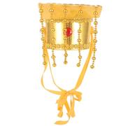 SECFOU Chinese Emperor Cosplay Hat Ancient Asian Traditional Headwear for Adults Historical Design with Intricate Details Comfortable and Oriental Headpiece for Costume Parties