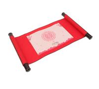 SECFOU Chinese Style Wedding Scroll Paper Set with Blank Marriage Contract Scroll and Decorative Brocade Bag for Wedding Vows and Engagement Letters Traditional Calligraphy Guestbook