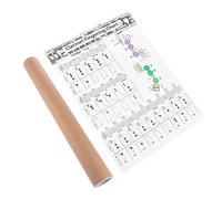 SECFOU Clarinet Fingering Chart and Chord Guide for Beginners Blackwood Clarinet Practice Note Poster Fingering and Tone Learning Chart