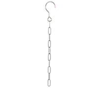 SECFOU Clothes Hanging Chain Space Saving 4pcs Multi-function with 10 and Hooks Stainless Steel Clothes Hangers Organizer for Wardrobe and Bedroom Closet
