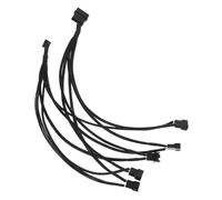 SECFOU Cooling Fan Adapter Splitter Cable to Way Converter Cord for Computer Fans Durable and Reliable Cooling for Gamers and Designers Efficient Airflow Management