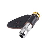 SECFOU Copper Endpin Jack for Guitar Leather Cover Strap Pin Jack Socket for Acoustic and Electric Bass Gold Tone Gt226 Set