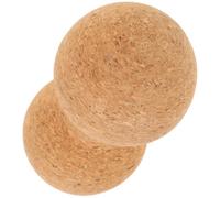 SECFOU Cork Massage Ball for Muscle Relaxation and Neck Therapy, Small Peanut Shape High Carrying Capacity, for Yoga and Wellness Routine