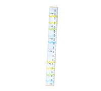 SECFOU Creative Boys and Girls Growth Chart Wall Decal Ruler Pine Wood Canvas Safe Eco-Friendly Easy Install Decorate Boys and Girls Room