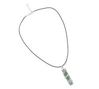 SECFOU Creative Green Crystal Dragon Totem Pendant Necklace with Iron Rope Chain, Skin-friendly and Safe to Wear, for Dancing Party and Ktv Accessories