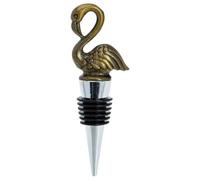 SECFOU Creative Zinc Alloy Wine Bottle Stopper with Easy to Use and Clean Features, Reusable Decorative Plug for Wine Bottles, for Party and Home Decoration