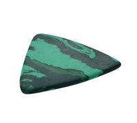 SECFOU Custom Green Guitar Pick Made from Emerald Material, Sturdy and Lightweight Design for Fingerstyle Playing and Acoustic Guitar Performance