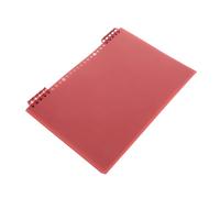 SECFOU DIY Sheet Music Book Music Writing Composition Notebooks B5 Vintage Red Plastic Paper Stylish Easy Page Turning and Training Classes