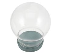 SECFOU DIY Snow Globe Kit 3.14 Inch Glass Globe with Rubber Base, Easy to Use and User-friendly Design for Holiday Indoor Decorations and Home Decor