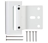 SECFOU Door Chain Lock for Home Security, Aluminium Alloy Latch Lock with White Finish, Prevents from Sneaking and Break-, for Internal Doors