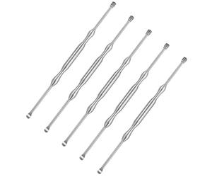 SECFOU Ear Spoons with No Rust Feature Suitable for Trained Professionals 5pcs Stainless Steel Ear Cleaning Tools