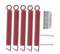 SECFOU Electric Guitar Tremolo Bridge Springs Set with Red Claw Tension Springs Replacement Kit for Guitar Bridge and Tremolo System Accessories Random Style