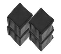 SECFOU Engineering Ladder Pads 4pcs Rubber Ladder Feet Protectors with Damping and Floor Friendly Features for Step Ladder
