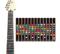 SECFOU Fingerboard Sticker for Acoustic Guitar and Violin, Paper Material Fretboard Note Decals to Help Beginners Learn Quickly, Suitable for Private Teachers and Guitar Fretboard
