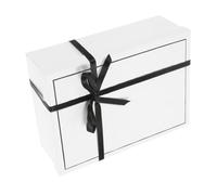 SECFOU Folding Gift Box Bridesmaid Proposal Boxes Foldable Present Container White