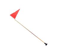 SECFOU Folding Kayak Flag Pole Set 1.2m Aluminium Alloy and Plastic | Lightweight Build with Easy Disassembly, Boat and Kayak Use, Includes Flag, Base, Screws and Washers