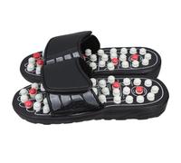 SECFOU Foot Massage Slippers Rubber Material Acupressure for Women Comfortable Experience Simple Stylish Summer Bedroom Use