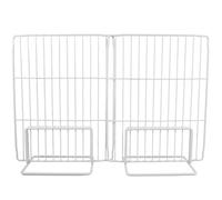 SECFOU Freezer Divider and Refrigerator Shelf Organizer Made of Sturdy Iron Mesh with Retractable Range 37-44cm for Practical Storage in Homes and Commercial Kitchens