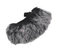 SECFOU Furry Mic Windshield Cover for Mobile Phones Wind Noise Protector with Quick Attachment Noise Filtering Cellphone Microphone Shield for Live Streaming and Outdoor Recording