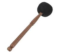 SECFOU Gong Tibetan Singing Bowl Stick Wooden Felt Mallet, Lightweight Singing Bowl Striker for Buddhist Prayer Instruments, Easy to Hold, Black