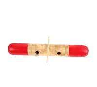 SECFOU Guiro for Boys and Girls Durable Wooden Latin Percussion Instrument for Music Class Activities Frog Sound Maker Sticks for Educational Fun and Coordination Skills