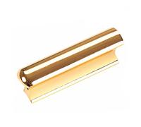 SECFOU Guitar Slide Bar with Side Angles Hawaii Golden Stainless Steel for Improved Clarity Unique Design Lap Steel Guitar Stick