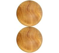 SECFOU Hand Massage Yellow Wooden 2pcs for Hand Exercise and Relief Manual Muscle Massage Complement to Physical Therapy, for Stress Relief and Relaxation