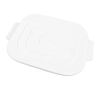 SECFOU Heat-Resistant White Silicone Microwave Bacon Pan with Lid and Base, Square Non-Stick Oven Cooking Tray for Baking and Crispy Bacon Preparation