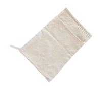 SECFOU Heavy Duty Canvas Crushed Ice Bag for Cocktails Bar Accessories Natural with Hanging Loop Reusable Ice Crushing Storage for Home Pubs Restaurants